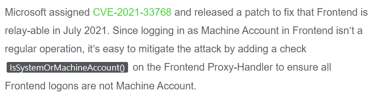Patch Details for CVE-2021-33768 from DEVCORE Blog